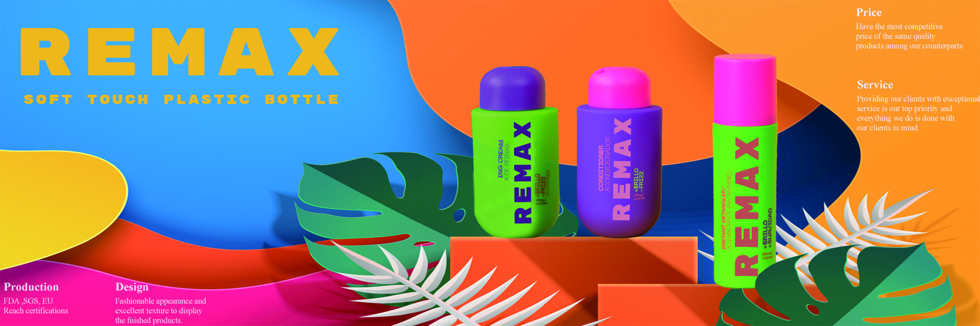 Qualité Bouteille de empaquetage cosmétique usine