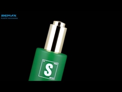 People All Over The World Like Green Glass Skin Care Sets Series Glass Bottles for Skin Care