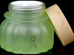 Today, We're Trying Orange Pink Matte Gradient Glass Bottle Skincare Packaging Set