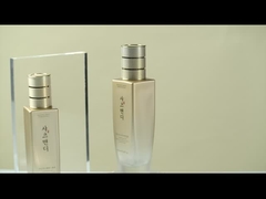 Unlocking Potential：Gold Facial Care Product with Glass Bottles