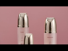 Exploring the Pink Gradient Glass Bottles Skincare Packaging Set