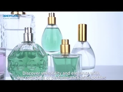 Crystal-shining transparent perfume glass bottle that shocked the world
