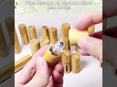 New design of REMAX, super eco-friendly all bamboo wood rolling bead bottle